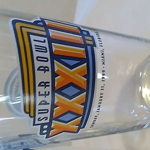 6- Miller Lite Super Bowl XXXIII 🏈  Beer Glasses